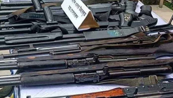 ​লুট হওয়া ৫৩টি অস্ত্র উদ্ধার, গ্রেপ্তার ২৫