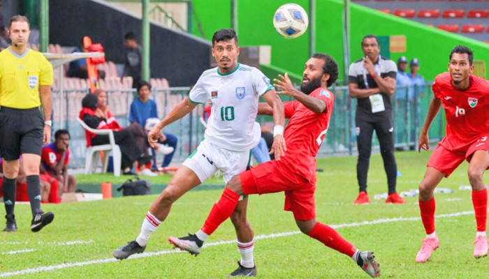সন্ধ্যায় বাংলাদেশের মুখোমুখি হবে মালদ্বীপ