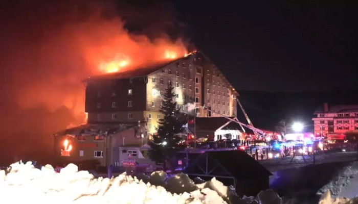 ​তুরস্কে আবাসিক হোটেলে আগুন, ৬৬ জনের প্রাণহানি