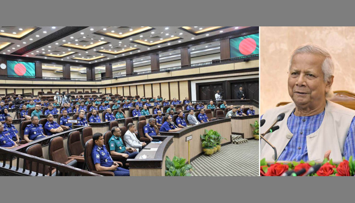 পুলিশকে অবহেলা করে দেশ গড়া যাবে না: ড. ইউনূস