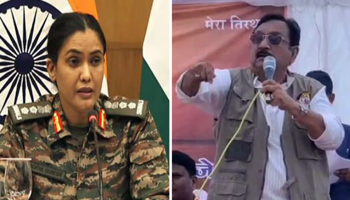 কর্নেল সোফিয়াকে ‘সন্ত্রাসীদের বোন’ বলায় বিপাকে বিজেপি মন্ত্রী