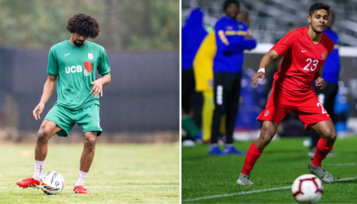 ​​সিঙ্গাপুরের বিপক্ষে বাংলাদেশের ‘তুরুপের তাস’ হামজা-সামিত