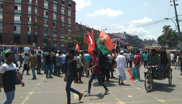 ‘গুলিস্তান ব্লকেড’, যান চলাচল বন্ধ