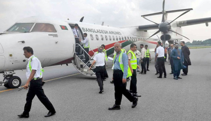 ​বিয়ারিং কাজ না করায় বিমানের চাকা খুলে পড়ে : কর্তৃপক্ষ