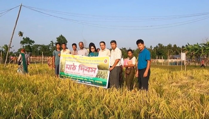 ​  বোরোর ফলনে খুশি কৃষক