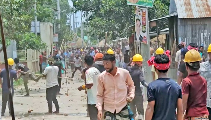 ব্রাহ্মণবাড়িয়ায় জমি নিয়ে দুই গোষ্ঠীর সংঘর্ষে আহত শতাধিক