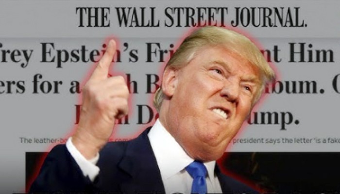 ওয়াল স্ট্রিট জার্নালের বিরুদ্ধে ১০ বিলিয়ন ডলারের মামলা ট্রাম্পের