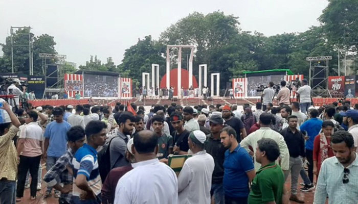 ​এনসিপির সমাবেশ শুরু