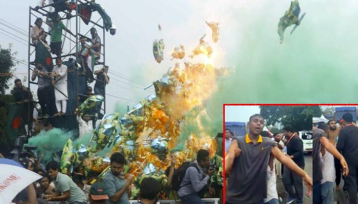 ​মানিক মিয়া অ্যাভিনিউয়ে গ্যাস বেলুন বিস্ফোরণ, আহত ১০