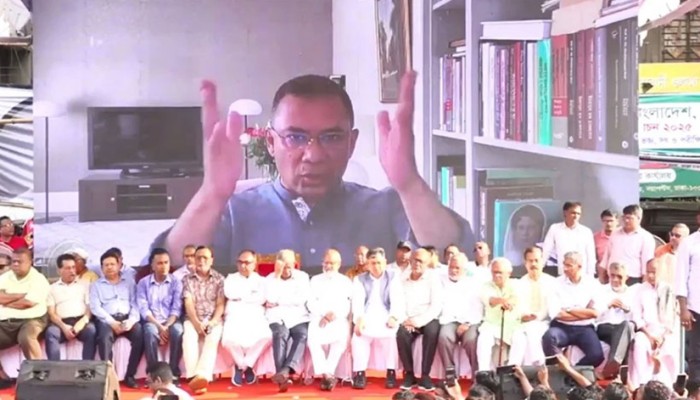 জাতীয় স্বার্থে আমাদের ঐক্যবদ্ধ থাকা প্রয়োজন : তারেক রহমান