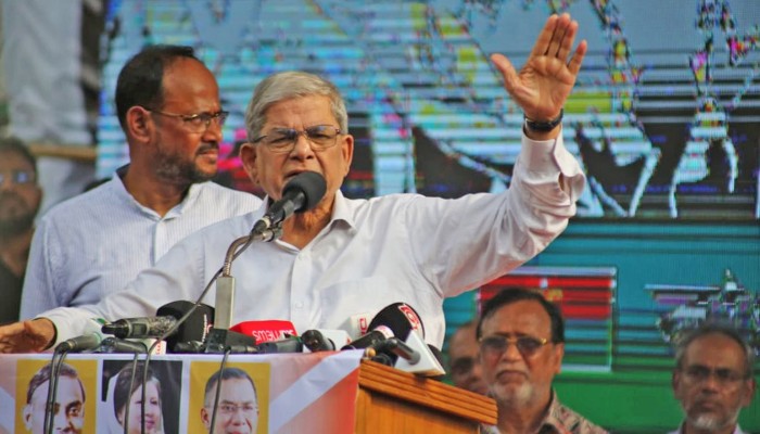 সেনাবাহিনীকে কৃতজ্ঞতা ও ধন্যবাদ জানালেন মির্জা ফখরুল