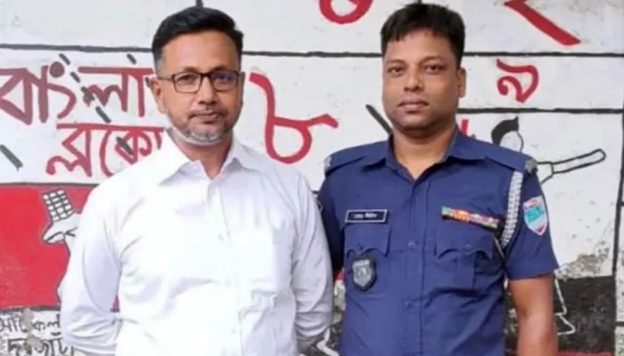 ​থানায় ঢুকে পুলিশকে হুমকি, জামায়াত নেতা গ্রেপ্তার