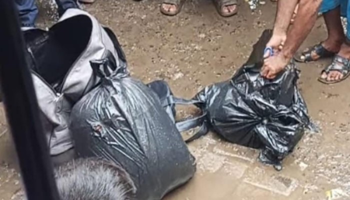 ​ফুটপাতে পড়ে থাকা ট্রাভেল ব্যাগে মিলল অজ্ঞাত ব্যক্তির কয়েক টুকরো মরদেহ