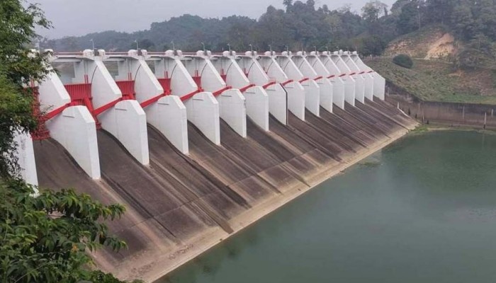 ​বন্ধ হলো কাপ্তাই হ্রদের পানি বিদ্যুৎকেন্দ্রের বাঁধের সব জলকপাট