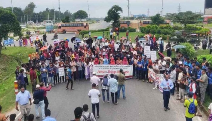 ​যমুনা সেতু অবরোধ, ঢাকা-উত্তরবঙ্গ যোগাযোগ বন্ধ