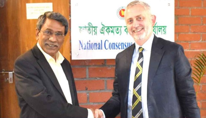 ​আলী রীয়াজের সঙ্গে মাইকেল মিলারের বৈঠক