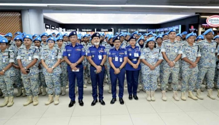 ​জাতিসংঘ শান্তিরক্ষা মিশনে গেলেন ১৮০ পুলিশ সদস্য