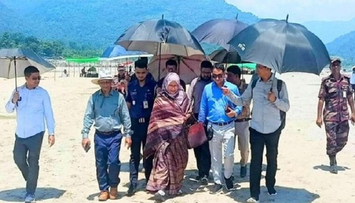 ​সাদাপাথর পরিদর্শন করল মন্ত্রিপরিষদের উচ্চপর্যায়ের তদন্ত দল