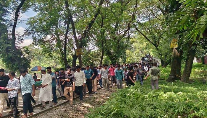 ​ঢাকা-ময়মনসিংহ রেল যোগাযোগ বন্ধ