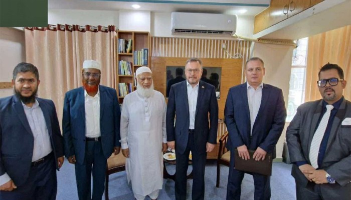 ​জামায়াত আমিরের সঙ্গে রাশিয়ার রাষ্ট্রদূতের সৌজন্য সাক্ষাৎ