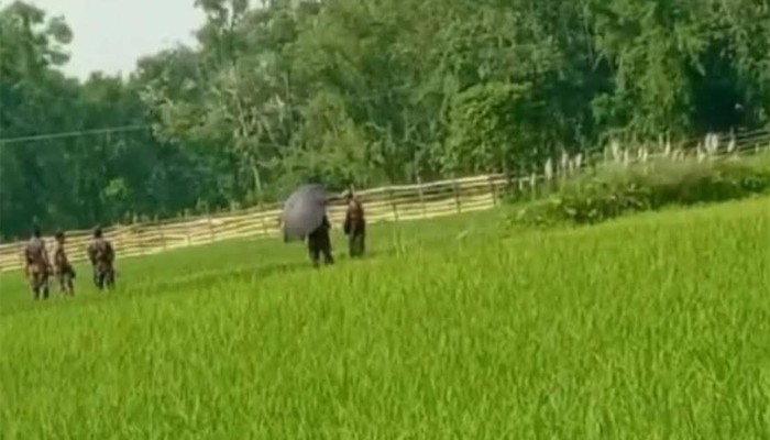 ​বিরামপুর সীমান্তে বেড়া নির্মাণ, আতঙ্কে এলাকাবাসী