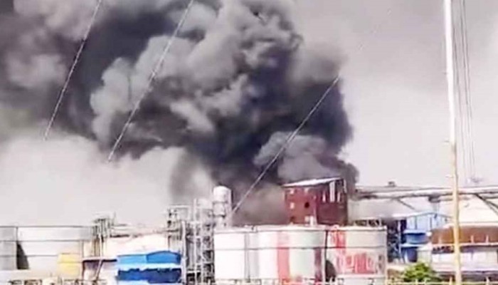 ​নারায়ণগঞ্জে সিমেন্ট ফ্যাক্টরিতে আগুন, নিয়ন্ত্রণে ৫ ইউনিট