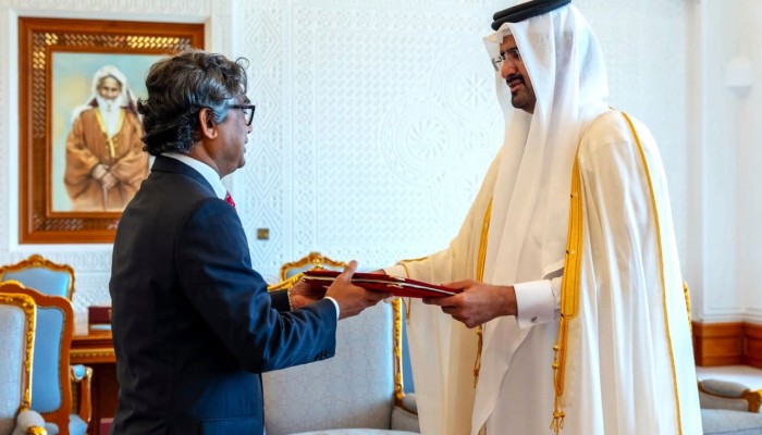 ​কাতারের ডেপুটি আমিরের কাছে বাংলাদেশের রাষ্ট্রদূতের পরিচয়পত্র পেশ