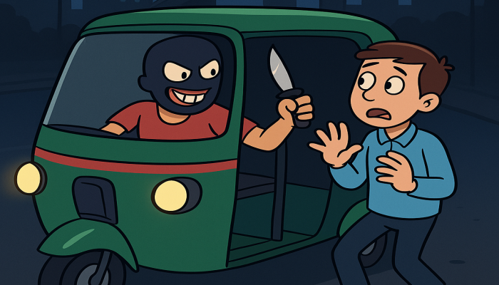 ​চালকের বেশে ছিনতাইকারী!