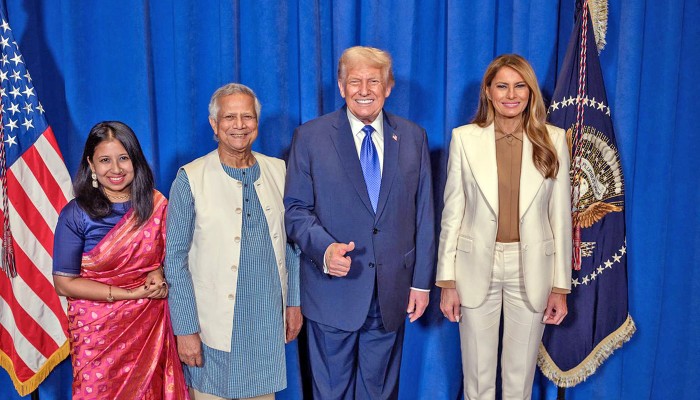 ​ট্রাম্পের সঙ্গে ড. ইউনূসের সাক্ষাৎ