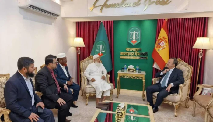 ​জামায়াত আমিরের সঙ্গে স্পেনিশ রাষ্ট্রদূতের সাক্ষাৎ