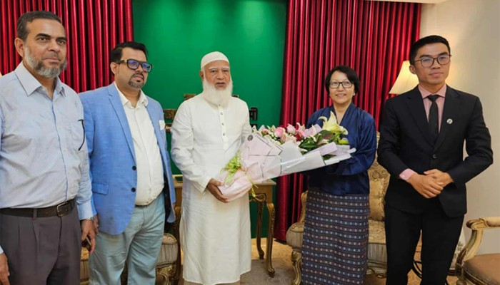 ​জামায়াত আমিরের সঙ্গে ভুটানের রাষ্ট্রদূতের সাক্ষাৎ