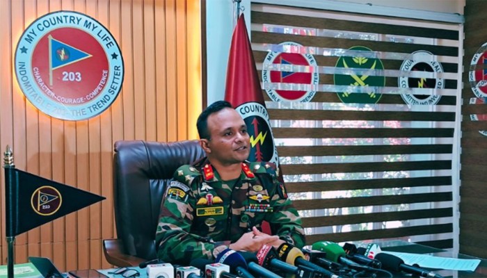 অস্থিতিশীলতার নেপথ্যে ইউপিডিএফ : রিজিয়ন কমান্ডার