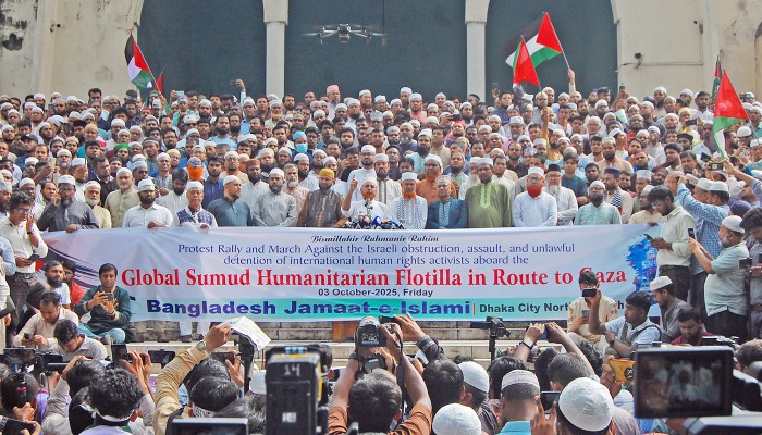 ​ফিলিস্তিন মুক্ত না হওয়া পর্যন্ত পাশে থাকবো: রফিকুল ইসলাম