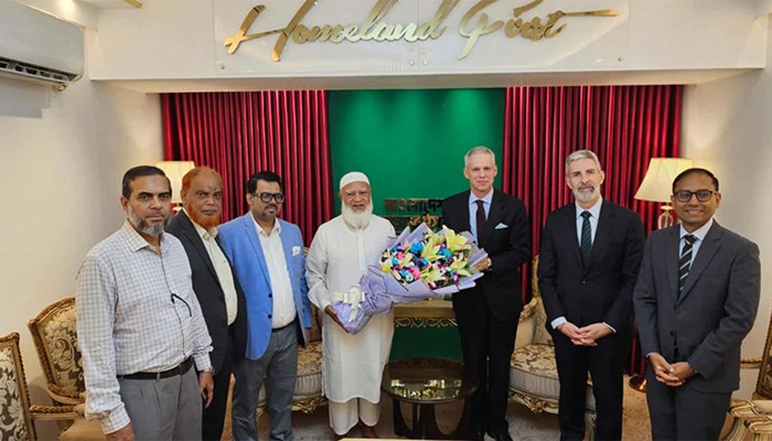 ​জামায়াত আমিরের সঙ্গে সুইস রাষ্ট্রদূতের সৌজন্য সাক্ষাৎ