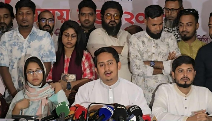 ​শাপলা প্রতীক না দিলে রাজপথ আবারো উত্তাল হবে : সারজিস