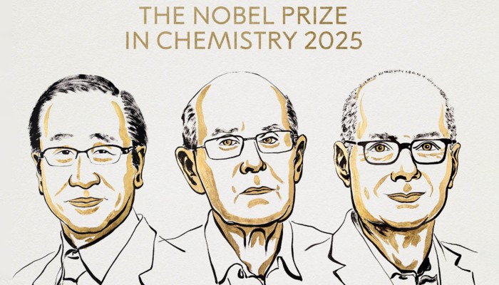 রসায়নে নোবেল পেলেন তিন দেশের তিন বিজ্ঞানী