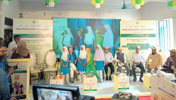 ​সারাদেশে টাইফয়েড টিকাদান কর্মসূচি শুরু