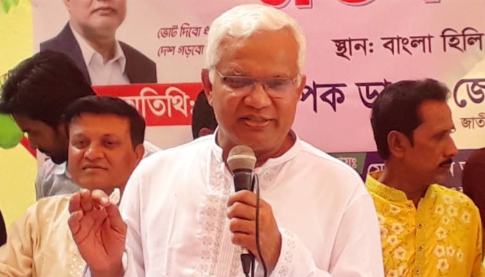 ​আমরা কাজে বিশ্বাস করি, কথার ফুলঝুঁড়িতে নয় : ডা. জাহিদ