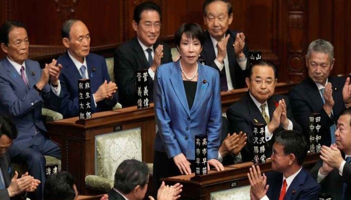 ​জাপানের প্রথম নারী প্রধানমন্ত্রী সানায়ে তাকাইচি