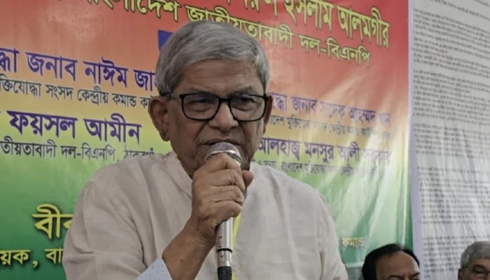 ​মুক্তিযুদ্ধকে ভুলিয়ে দেওয়ার চেষ্টা করা হচ্ছে: মির্জা ফখরুল