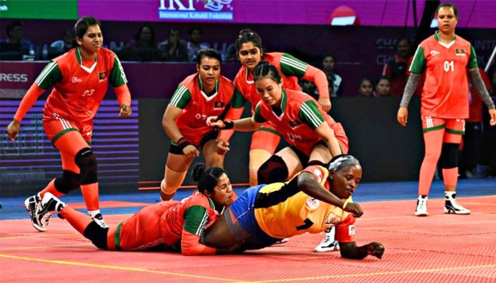 উগান্ডাকে উড়িয়ে নারী কাবাডি বিশ্বকাপে দারুণ শুরু বাংলাদেশের