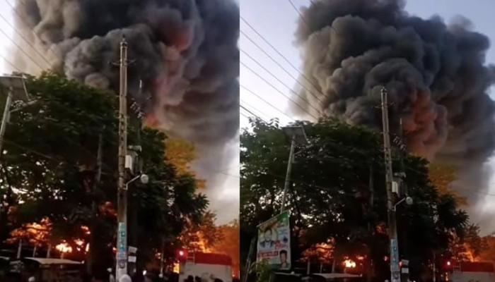 টঙ্গীতে আগুনে পুড়ল বস্তার গুদাম