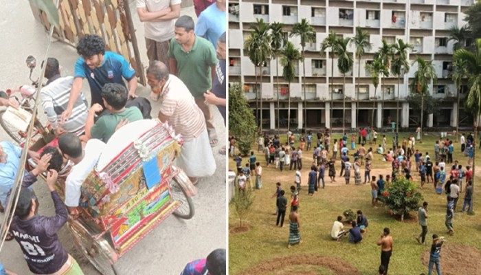 বহতল ভবন থেকে ঢাবির শিক্ষার্থীসহ ৪ জনের ঝাঁপ