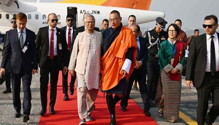 ​তিন দিনের রাষ্ট্রীয় সফরে ঢাকায় ভুটানের প্রধানমন্ত্রী
