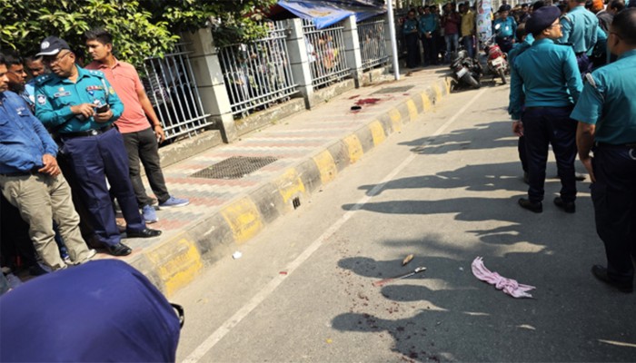 হাজিরা দিয়ে বের হতেই আদালত চত্বরে গুলিতে নিহত দুই