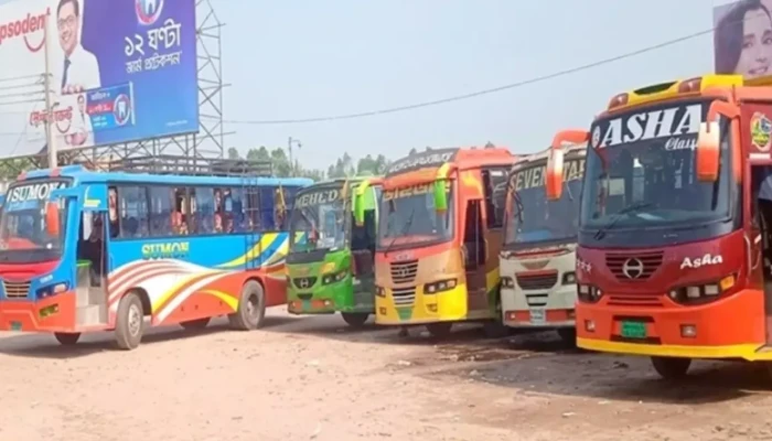 রংপুর-নীলফামারী রুটে বাস চলাচল অনির্দিষ্টকালের জন্য বন্ধ