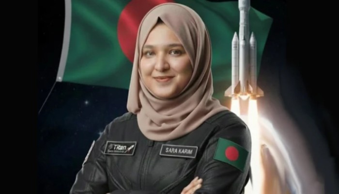 ​দেশের প্রথম নারী মহাকাশচারী হওয়ার পথে সারাহ করিম