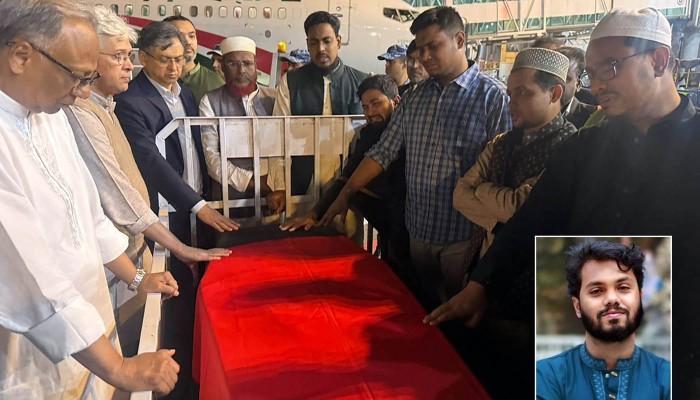 দেশে পৌঁছেছে ওসমান হাদির মরদেহ