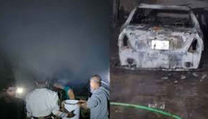 জাতীয় পার্টি নেতা আনিসুল ইসলাম মাহমুদের বাড়িতে হামলা, অগ্নিসংযোগ