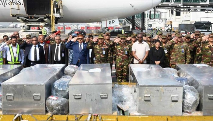 ​৬ বাংলাদেশি শান্তিরক্ষীর জানাজা রোববার, হবে সামরিক মর্যাদায় দাফন
